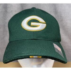 Green Bay Packers Vintage‎ Nike Team Hat Fitted 7 1/4 Green Wool 2000s NOS NFL